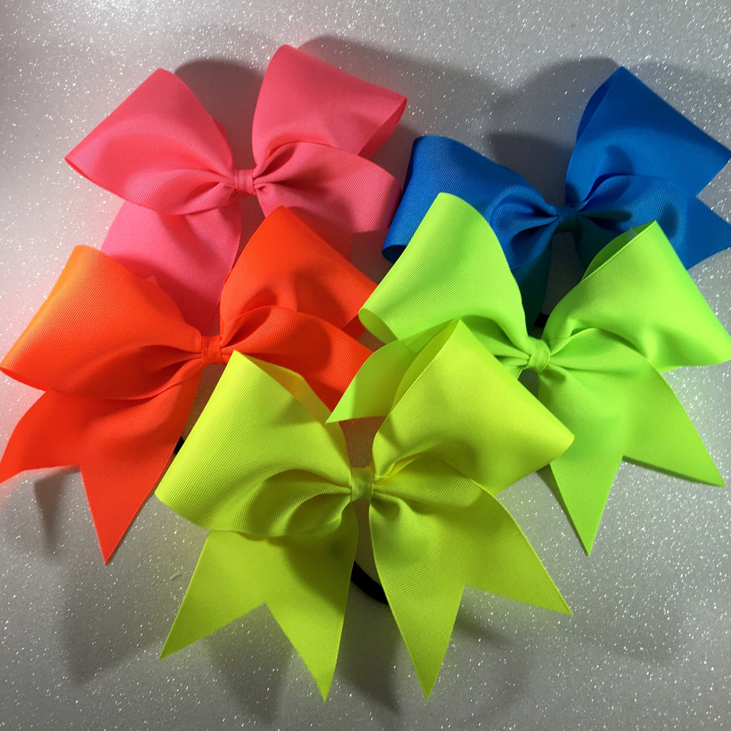 Neon Bow Set - Bling Bow Love